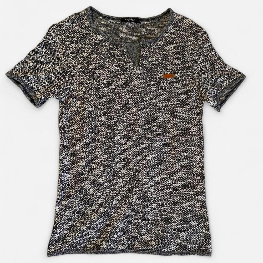 Grey and black vintage knit top with a touch of grunge charm - size M - Picture 1 of 3